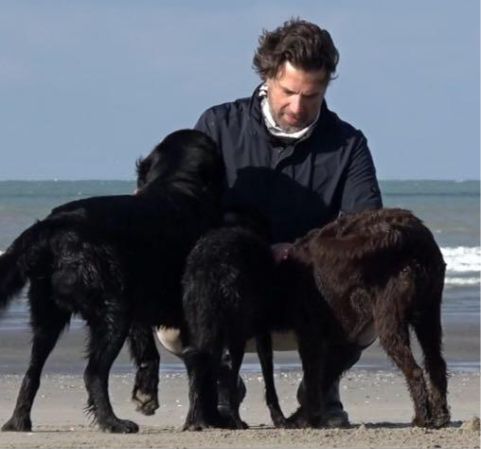 Michael Bolte mit Hunden